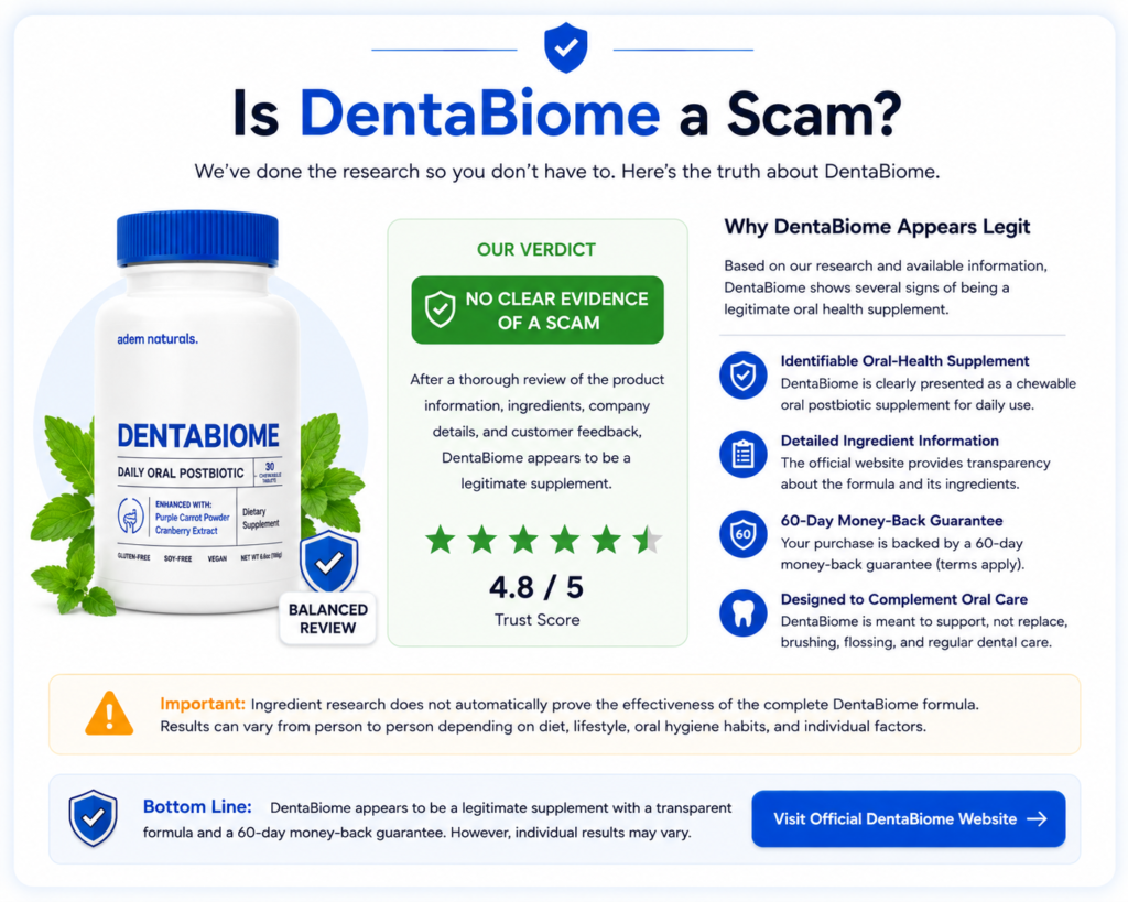is dentabiome a scam